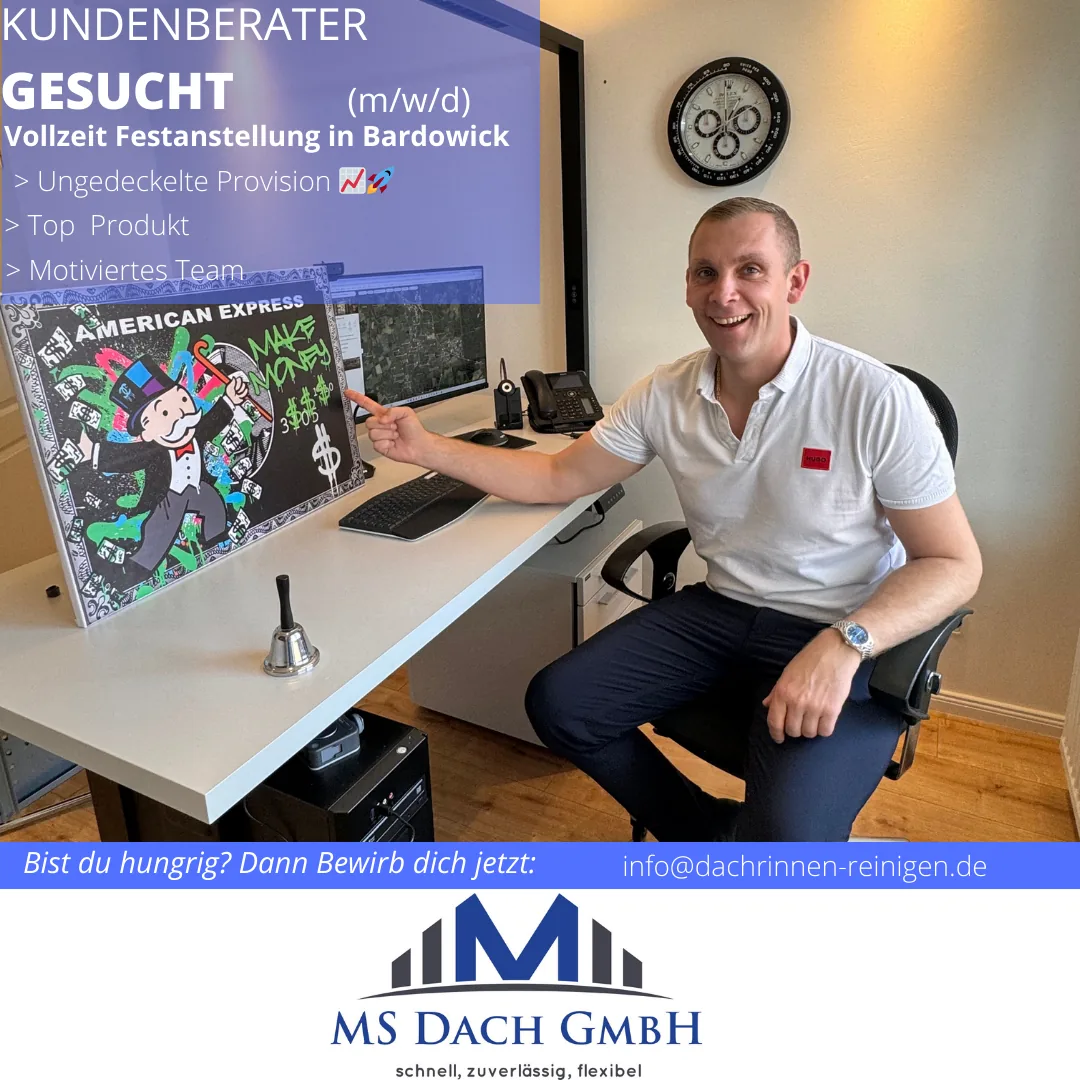 Stellenanzeige Kundenberater (m/w/d) bei MS Dach